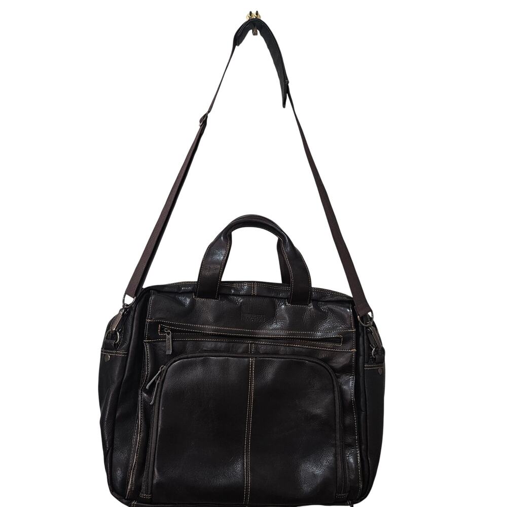 Genuine Leather Kenneth Cole Reaction Lap Top/Briefcase Bag